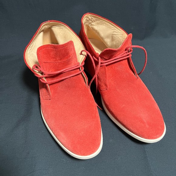 Tod's Red Suede Boot - Picture 1 of 5